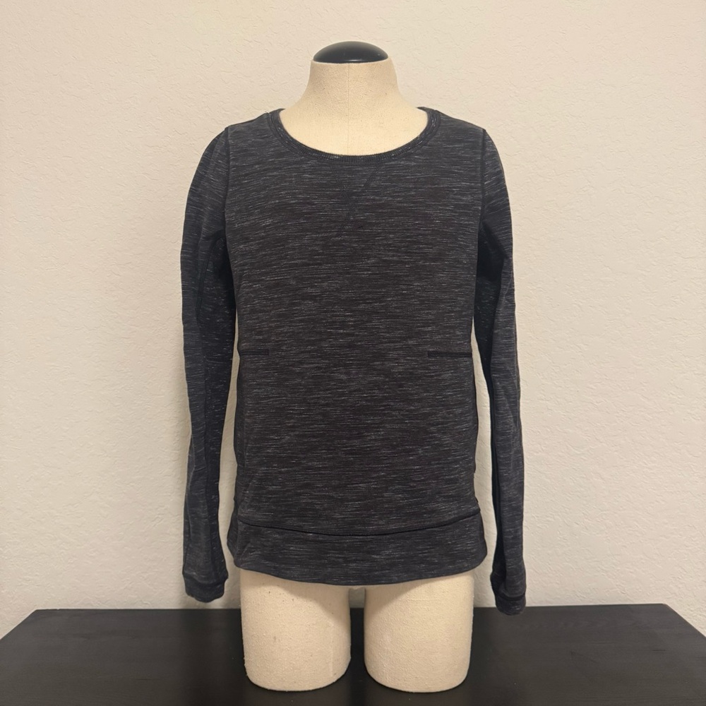 Lululemon Athletica Long Sleeve Tee - Dark Gray with Pockets